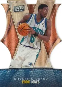 1999-00 Stadium Club - 3x3 Illuminator #4B - Eddie Jones - Charlotte Hornets