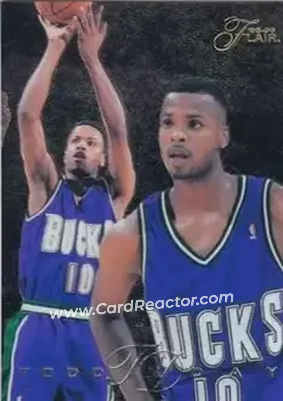 1995-96 Flair #75 - Todd Day - Milwaukee Bucks - Front