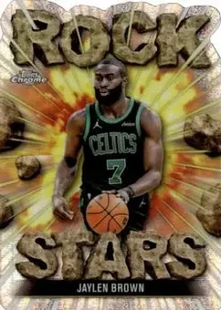 2025-26 Topps Chrome - Rock Stars #RS-8 - Jaylen Brown - Boston Celtics