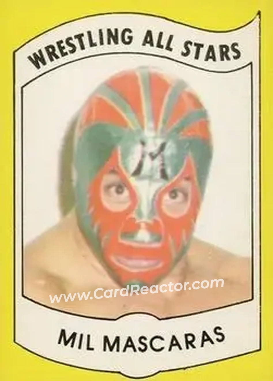 1982 Wrestling All Stars Series A #3 - Mil Mascaras