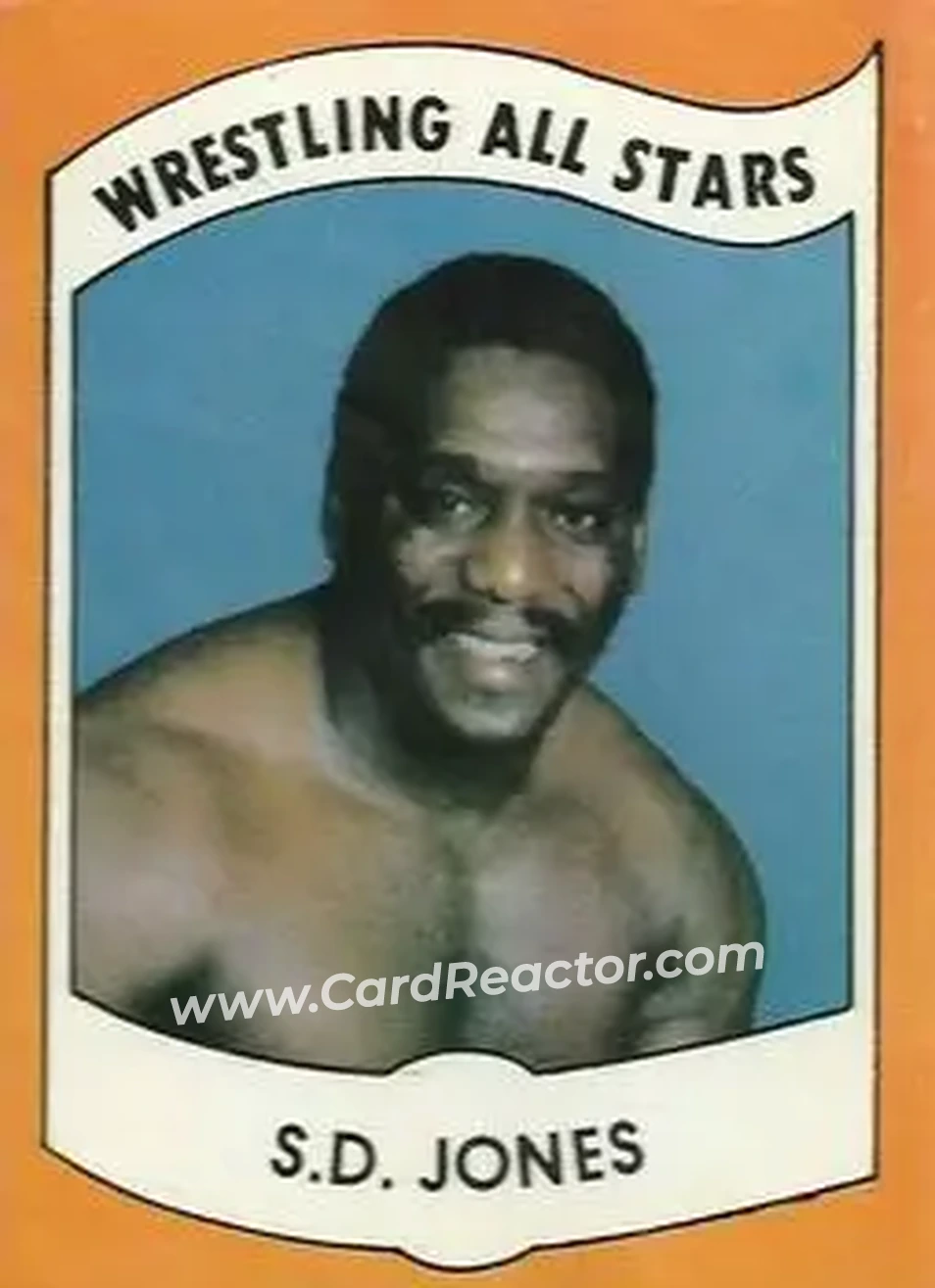 1982 Wrestling All Stars Series B #8 - S.D. Jones