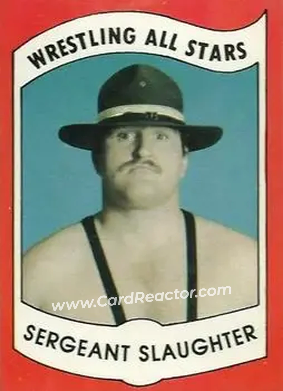 1982 Wrestling All Stars Series B #14 - Sergeant Slaughter