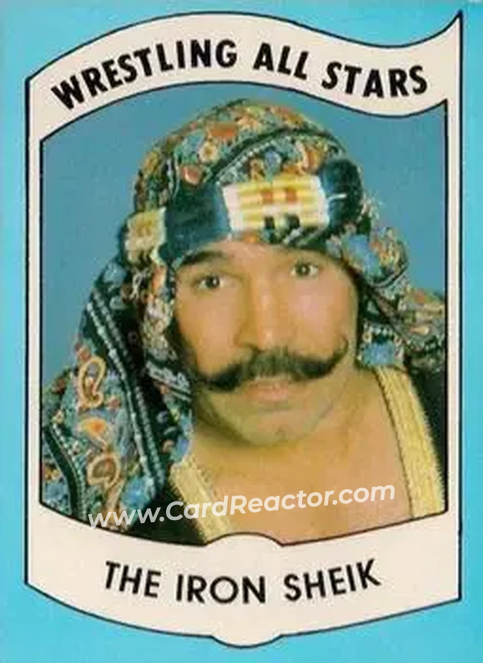 1982 Wrestling All Stars Series B #25 - The Iron Sheik