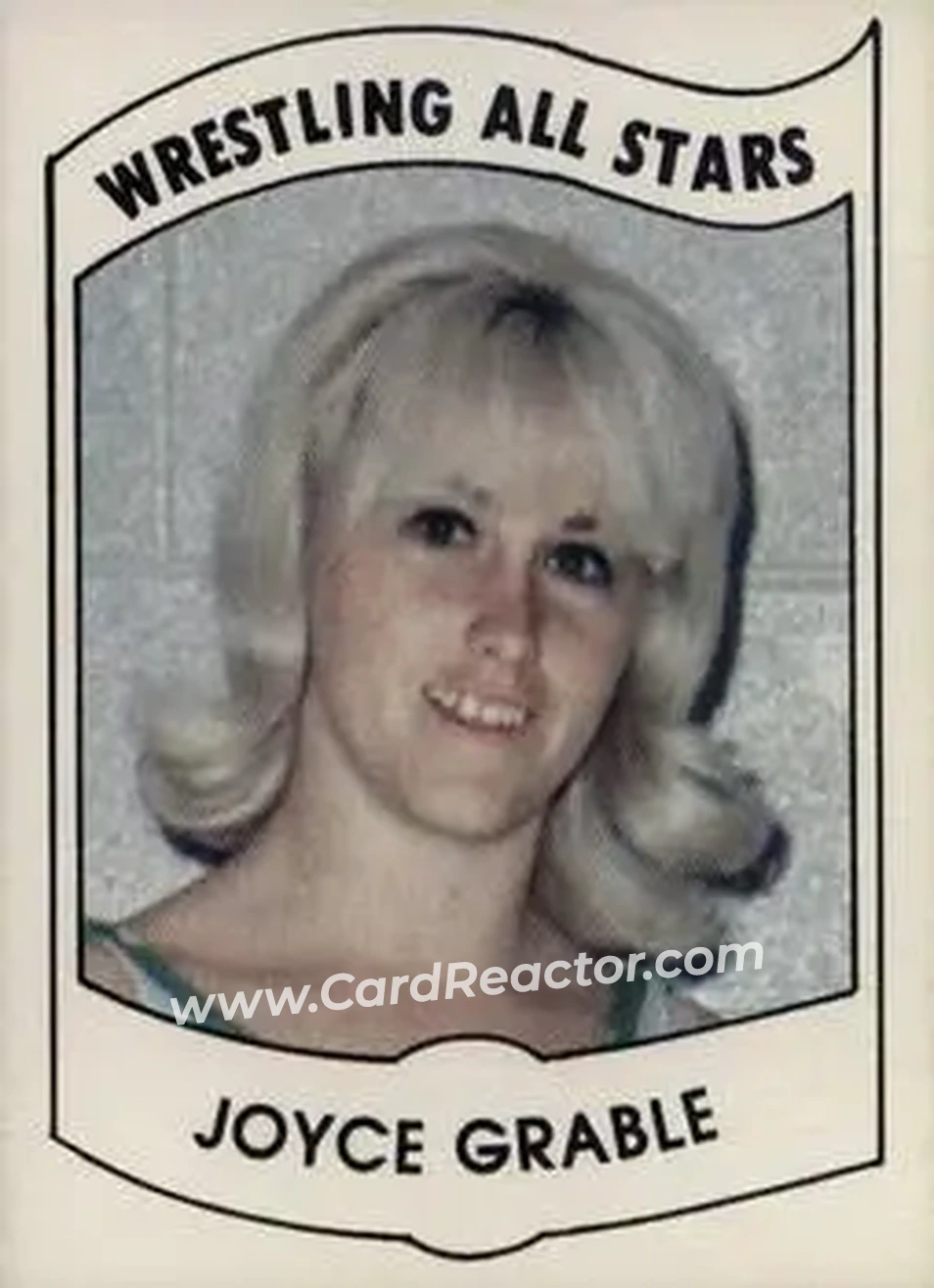 1982 Wrestling All Stars Series B #34 - Joyce Grable