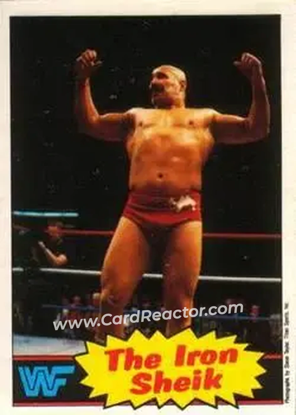 1985 O-Pee-Chee WWF Pro Wrestling Stars #2 - The Iron Sheik