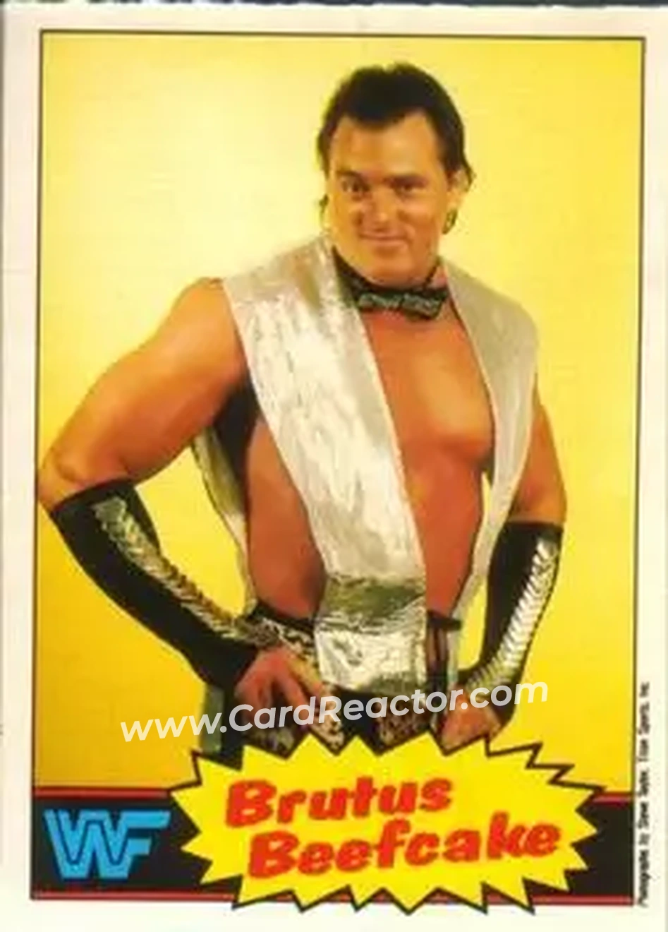1985 O-Pee-Chee WWF Pro Wrestling Stars #10 - Brutus "The Barber" Beefcake