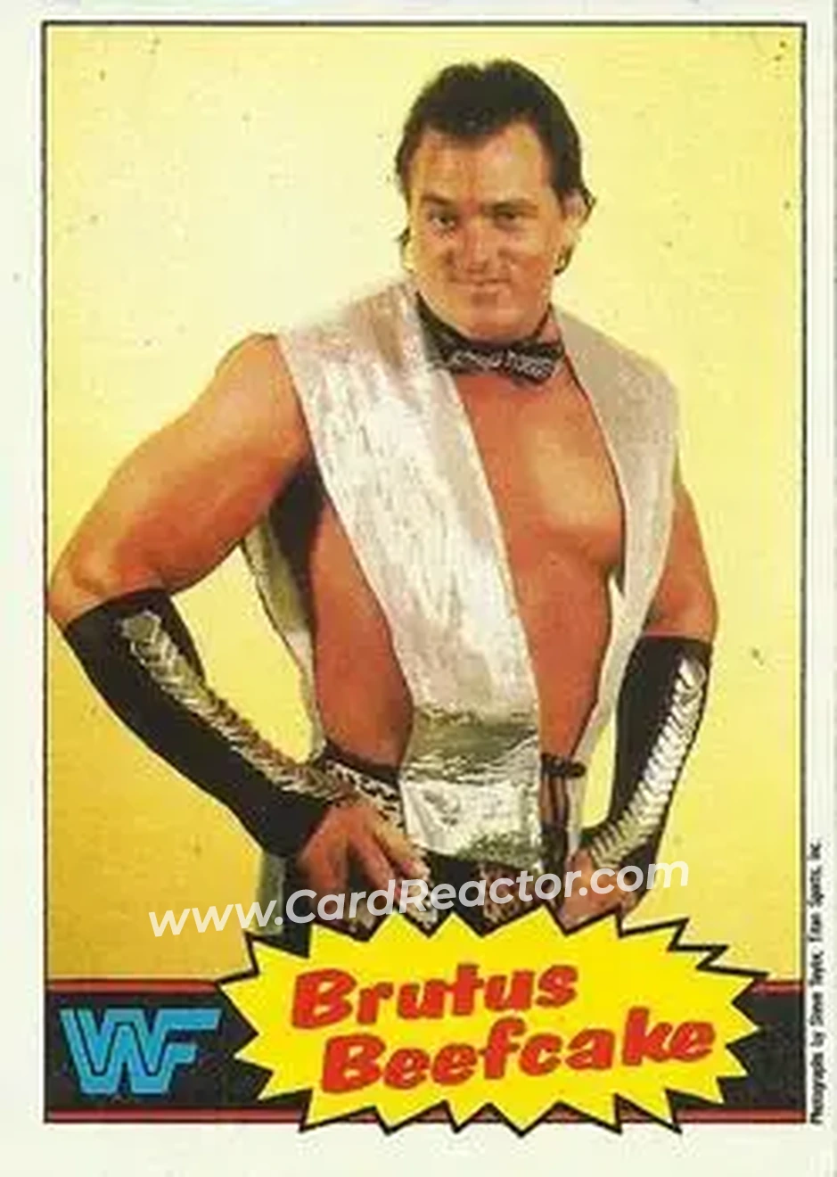 1985 Topps WWF Pro Wrestling Stars #10 - Brutus "The Barber" Beefcake