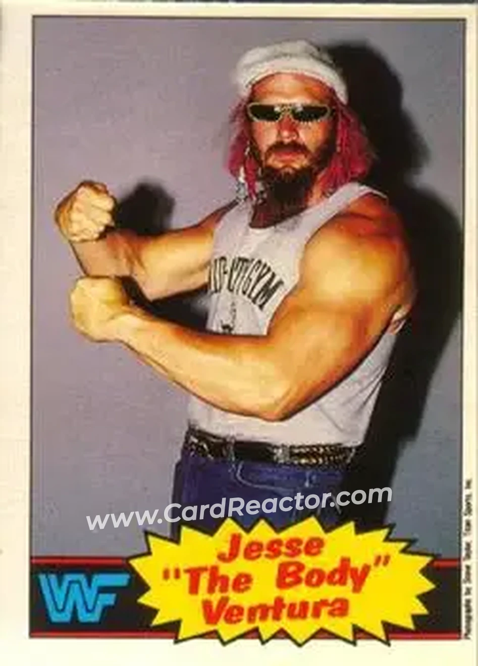 1985 O-Pee-Chee WWF Pro Wrestling Stars #11 - Jesse "The Body" Ventura