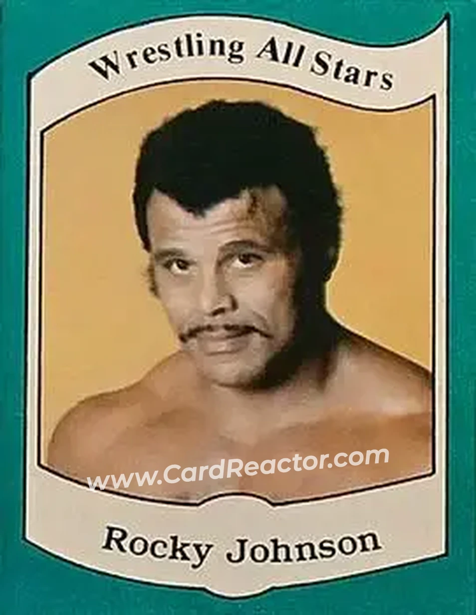 1983 Wrestling All Stars Series A #24 - Rocky Johnson