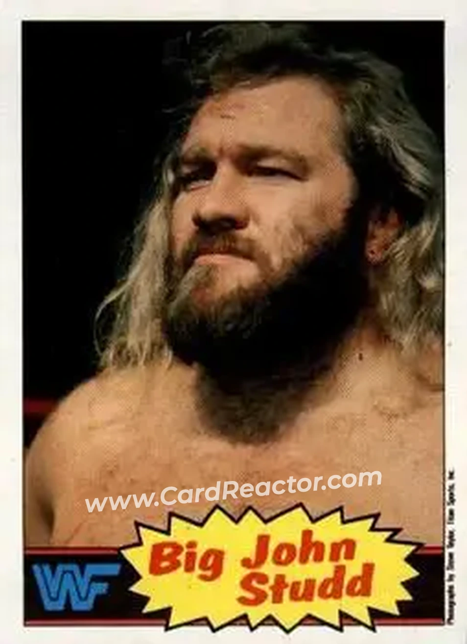 1985 Topps WWF Pro Wrestling Stars #12 - Big John Studd