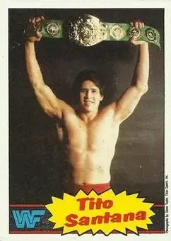 1985 Topps WWF Pro Wrestling Stars #14 - Tito Santana
