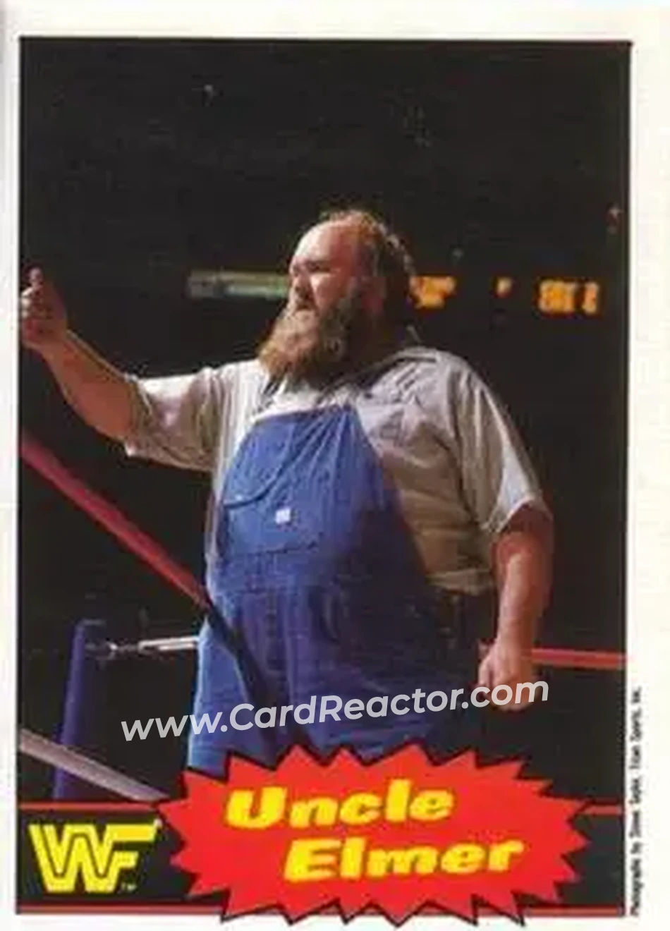1985 O-Pee-Chee WWF Pro Wrestling Stars Series 2 #44 - Uncle Elmer
