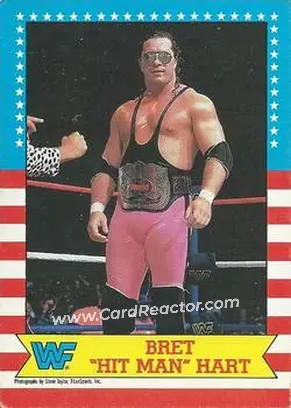 1987 O-Pee-Chee WWF #1 - Bret "Hit Man" Hart