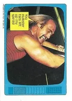 1986 Scanlens WWF Pro Wrestler #60 - Hulk Hogan