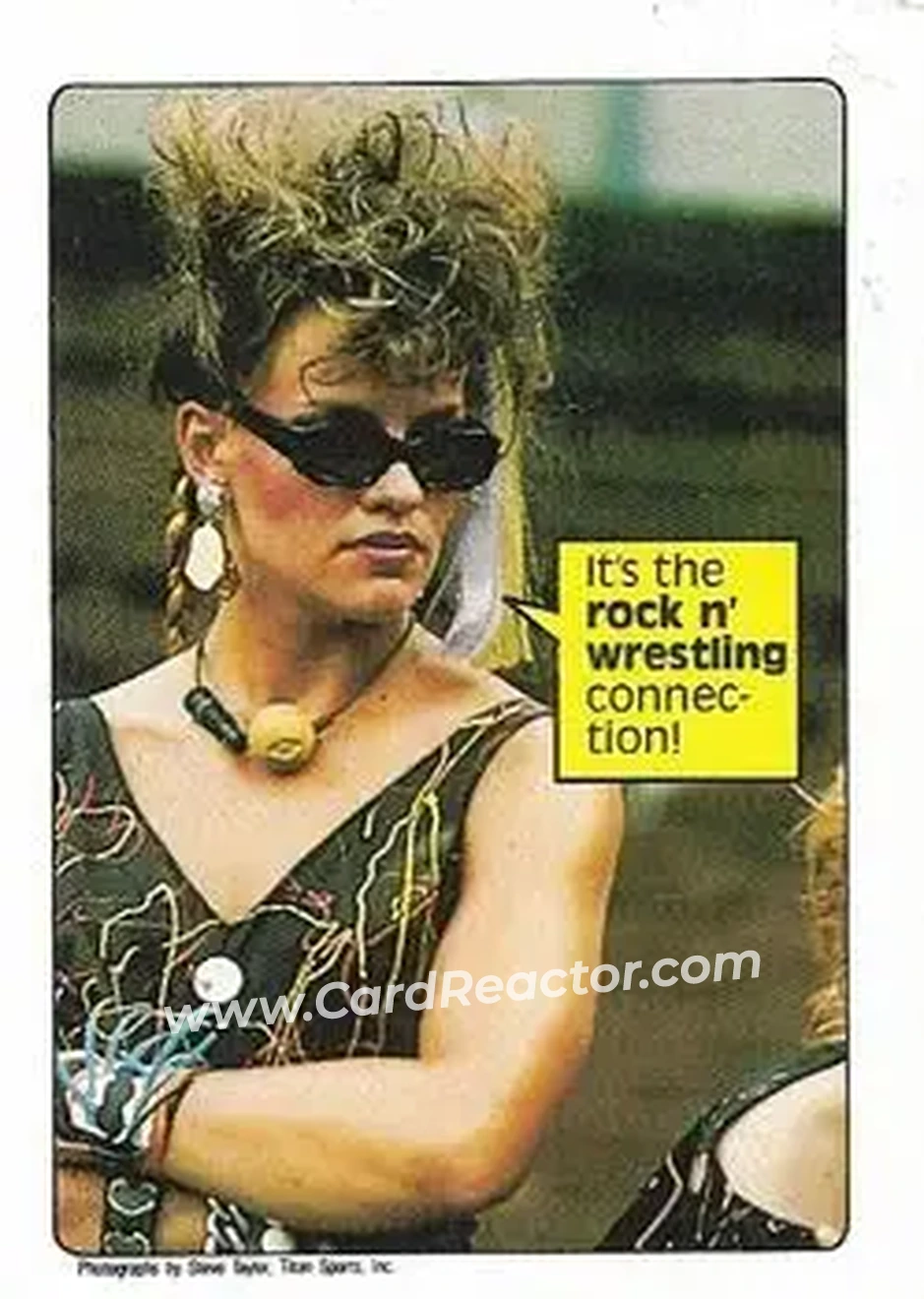 1986 Scanlens WWF Pro Wrestler #64 - Wendi Richter