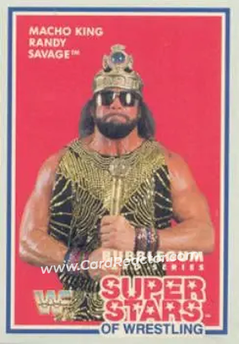 1989-90 Market-Scene WWF Superstars of Wrestling Series 3 #5 - "Macho King" Randy Savage