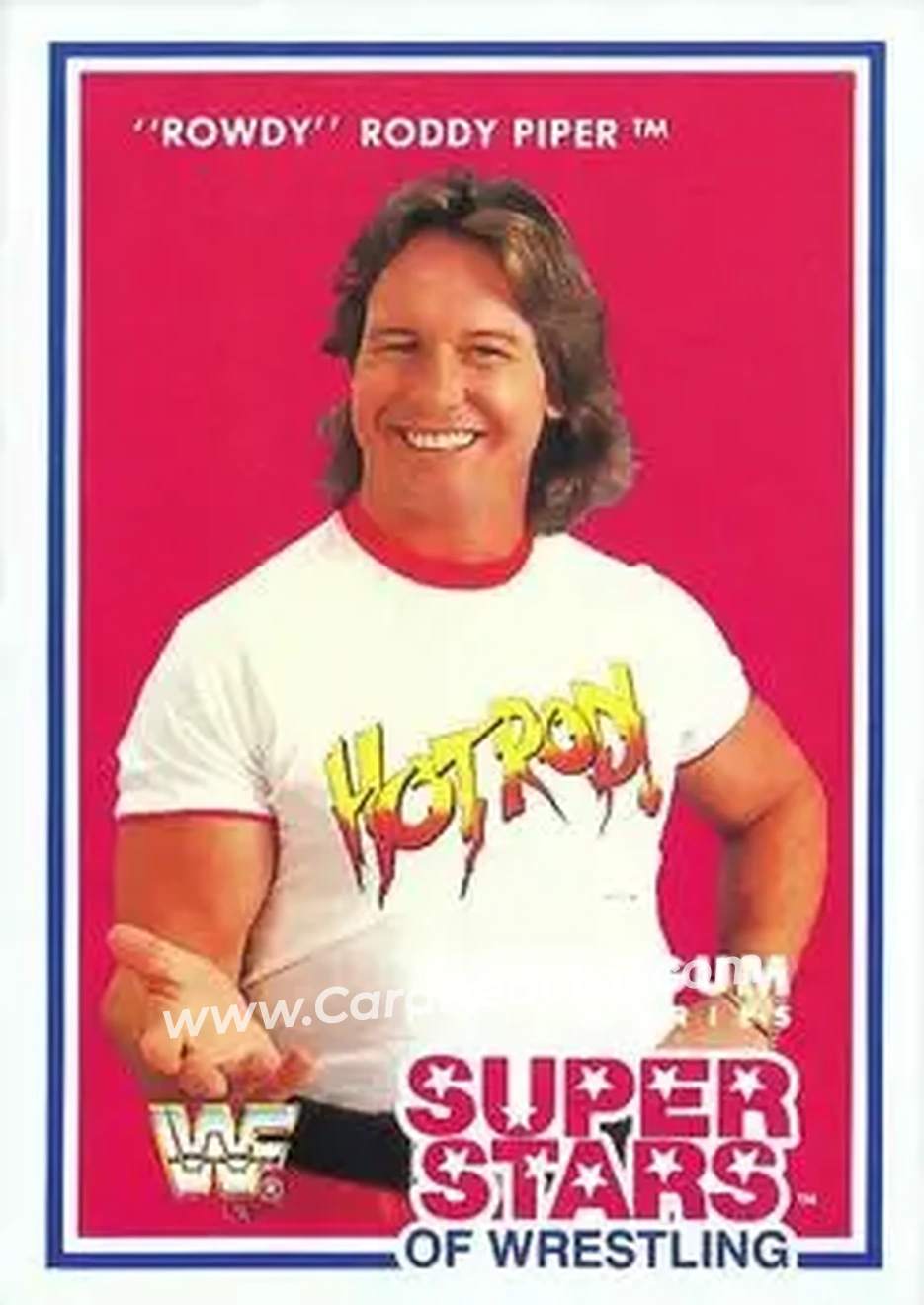 1989-90 Market-Scene WWF Superstars of Wrestling Series 3 #10 - Rowdy Roddy Piper
