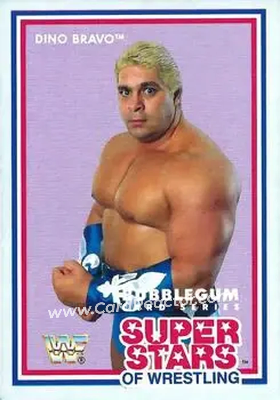 1989 Market-Scene WWF Superstars of Wrestling Series 2 #9 - Dino Bravo
