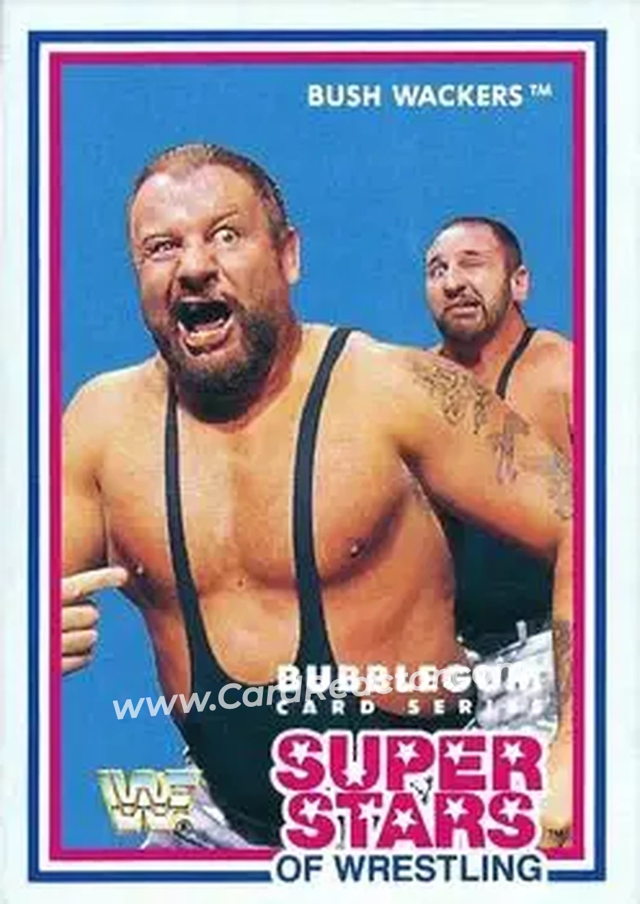 1989 Market-Scene WWF Superstars of Wrestling Series 1 #8 - The Bushwhackers (Butch & Luke)