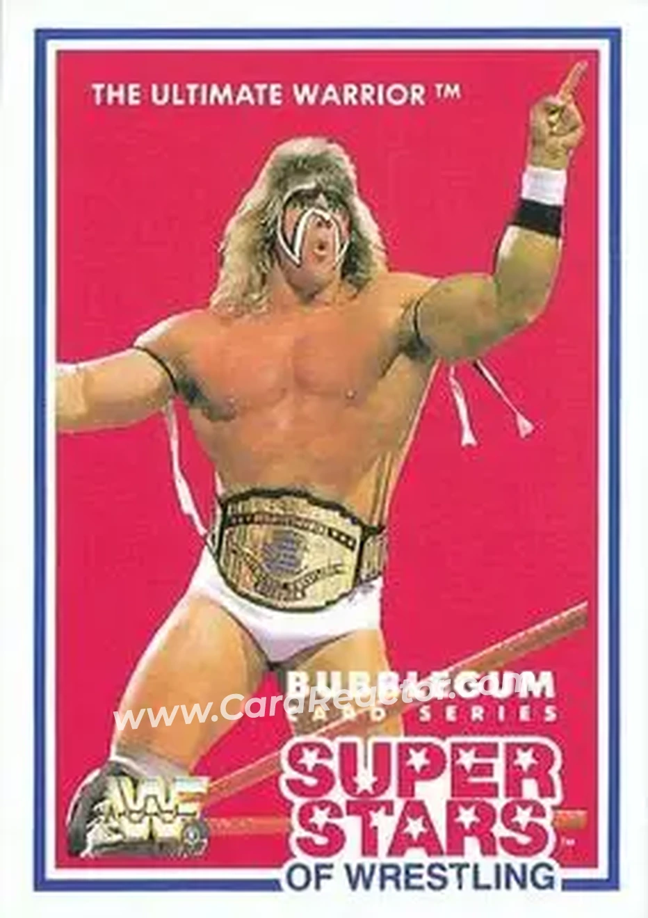 1989-90 Market-Scene WWF Superstars of Wrestling Series 3 #11 - The Ultimate Warrior