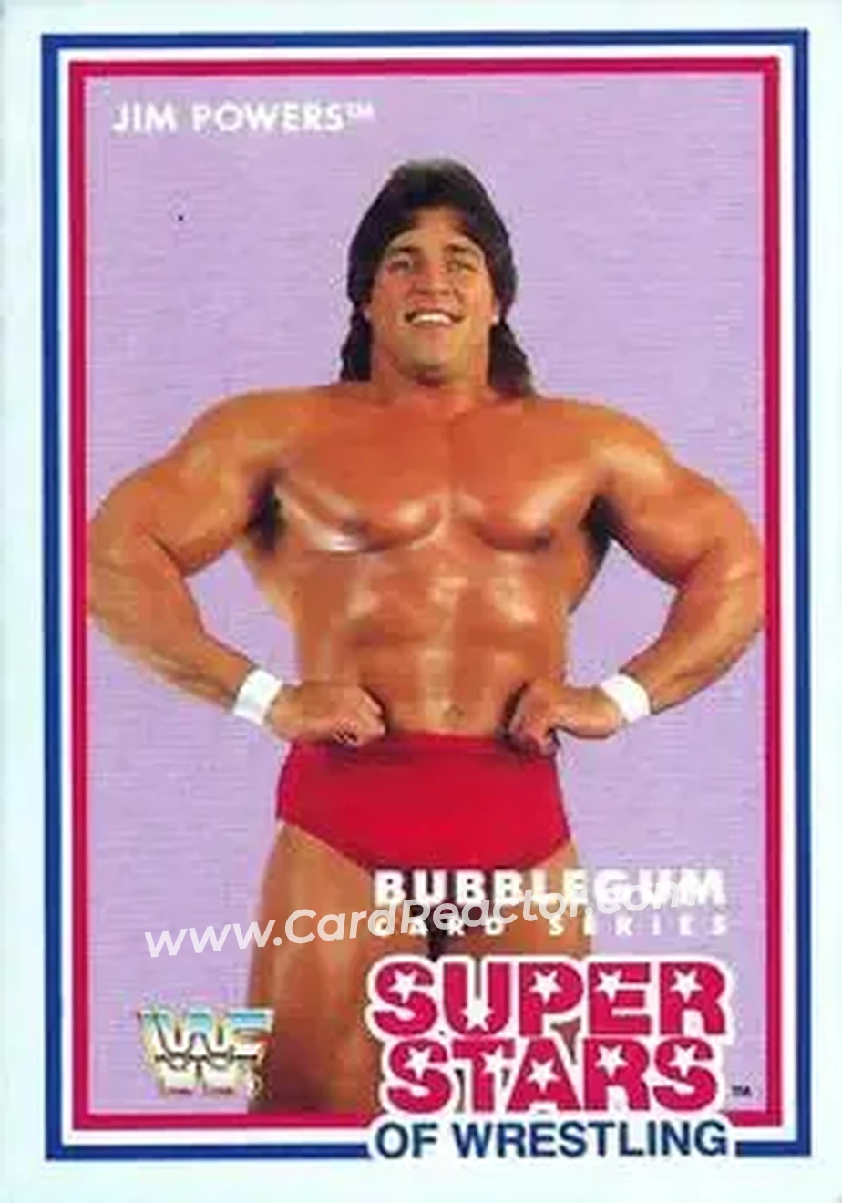 1989 Market-Scene WWF Superstars of Wrestling Series 2 #14 - Jim Powers