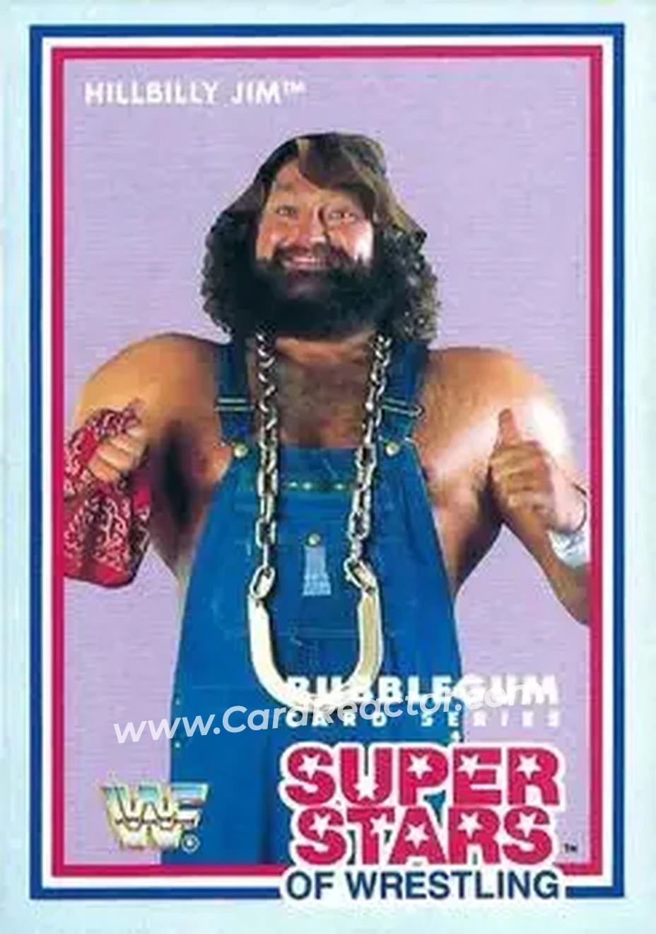 1989 Market-Scene WWF Superstars of Wrestling Series 2 #20 - Hillbilly Jim