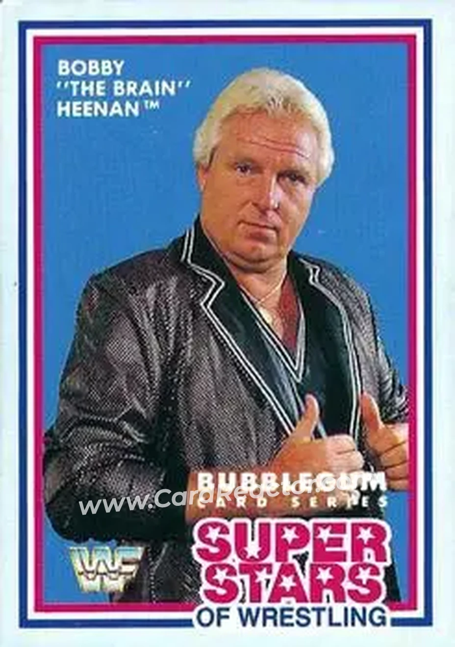 1989 Market-Scene WWF Superstars of Wrestling Series 1 #11 - Bobby "The Brain" Heenan