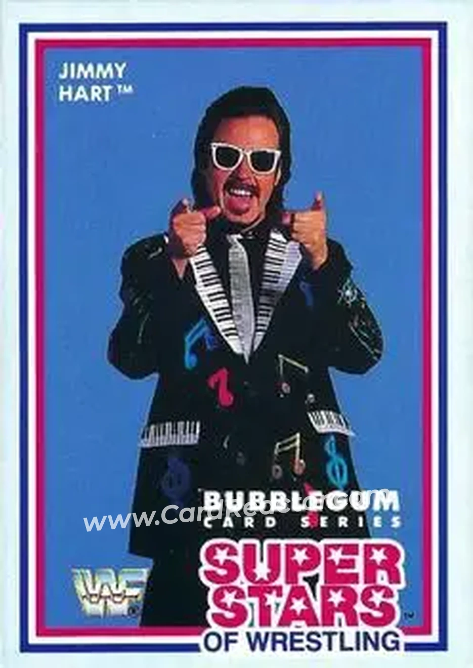 1989 Market-Scene WWF Superstars of Wrestling Series 1 #16 - Jimmy "Mouth of the South" Hart