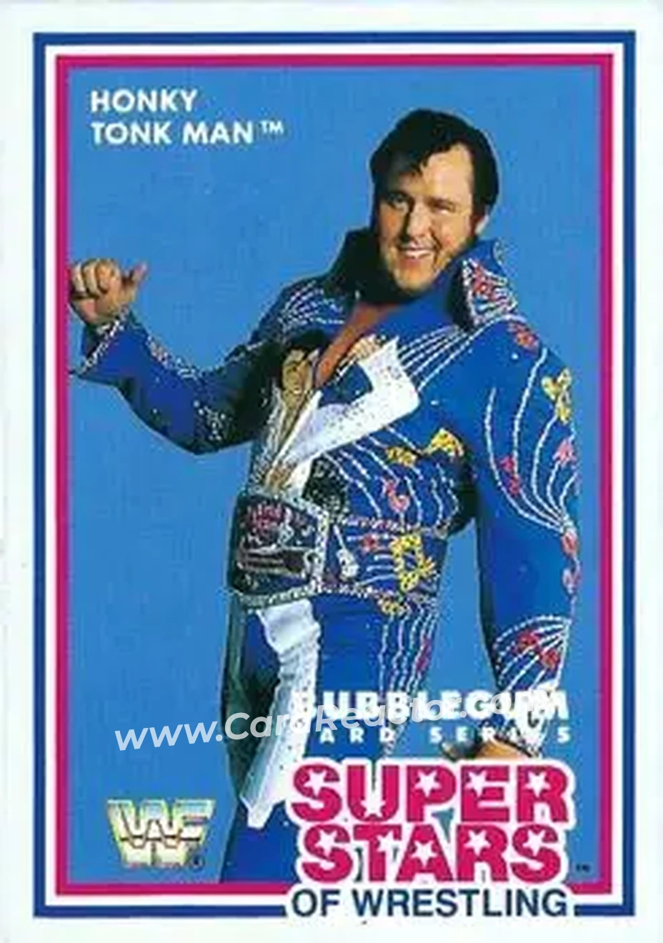1989 Market-Scene WWF Superstars of Wrestling Series 1 #17 - Honky Tonk Man