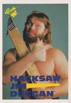 1990 Classic WWF #110 - Hacksaw Jim Duggan