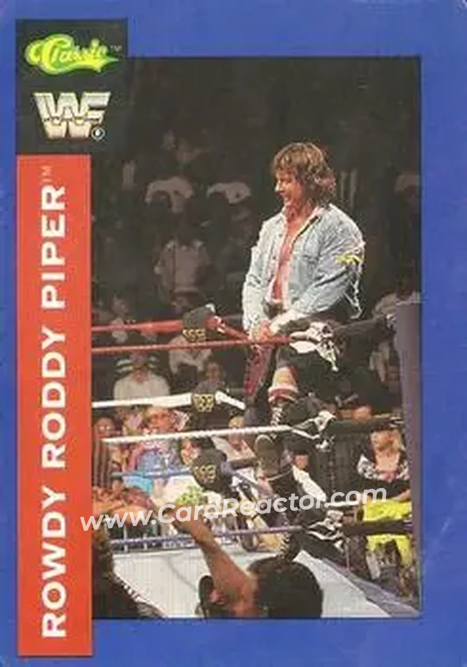 1991 Classic WWF Superstars #31 - Rowdy Roddy Piper