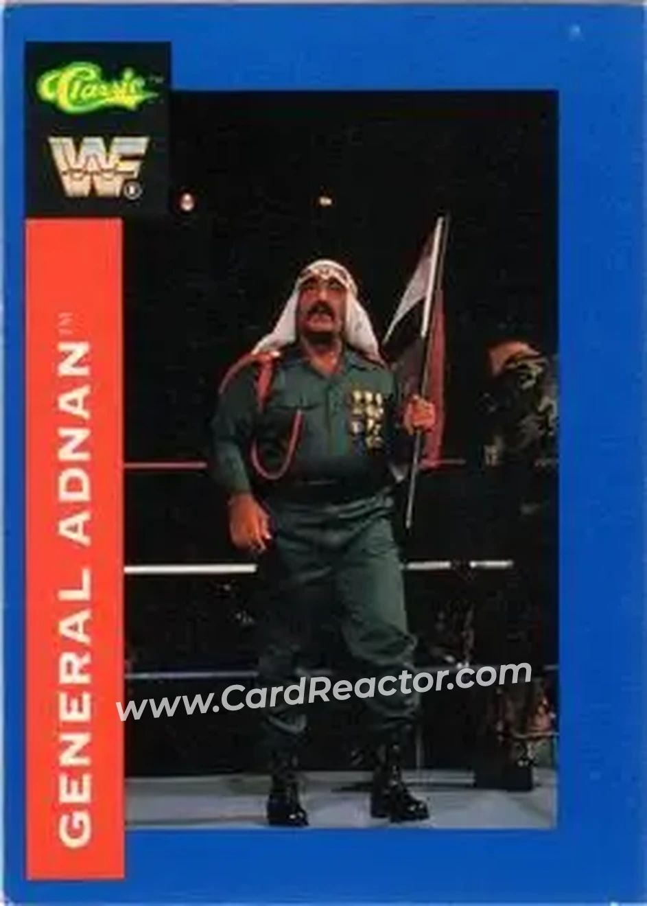 1991 Classic WWF Superstars #34 - Sheik El Kaissey