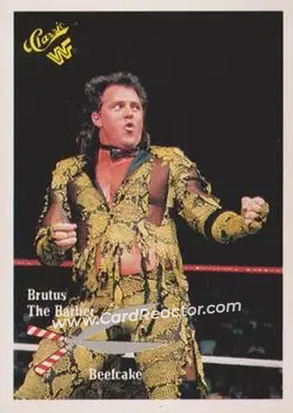 1990 Classic WWF The History of Wrestlemania #146 - Brutus "The Barber" Beefcake