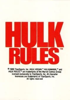 1990 Classic WWF #145 - Hulk Hogan