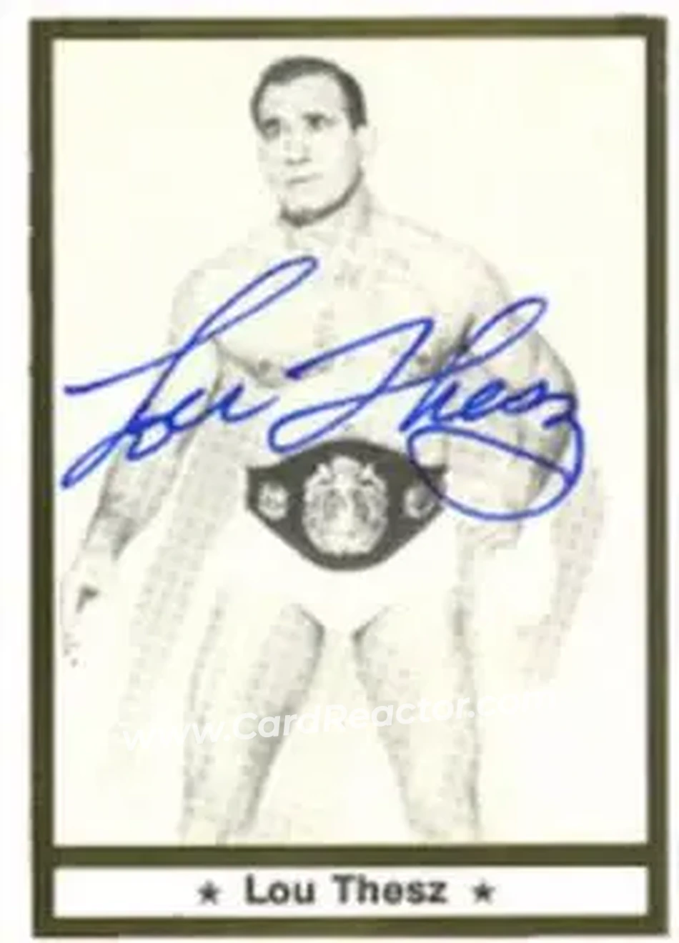 1991 Imagine Wrestling Legends #63 - Lou Thesz