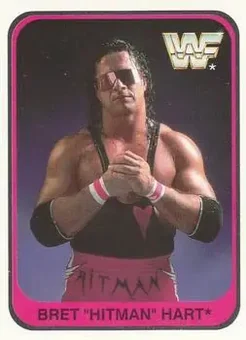 1991 Merlin WWF #122 - Bret "Hit Man" Hart