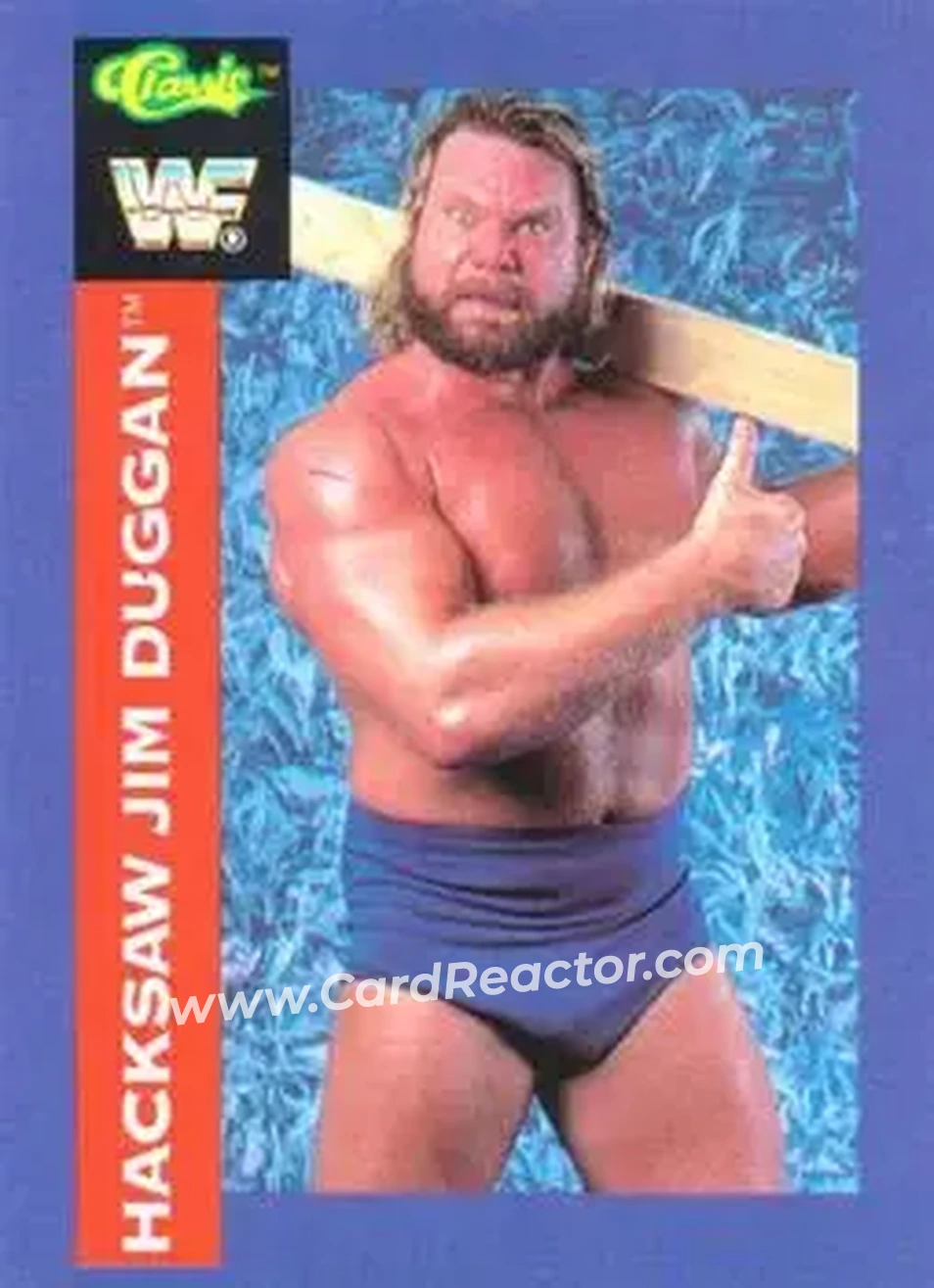 1991 Classic WWF Superstars #126 - Hacksaw Jim Duggan