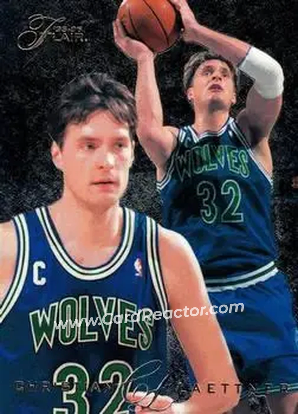 1995-96 Flair #79 - Christian Laettner - Minnesota Timberwolves - Front