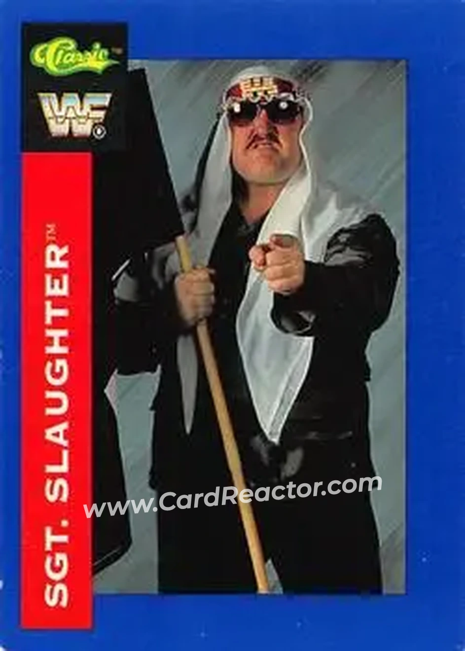1991 Classic WWF Superstars #142 - Sergeant Slaughter