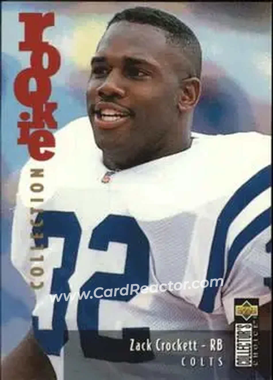 1995 Collector's Choice Update #U25 - Zack Crockett - Indianapolis Colts
