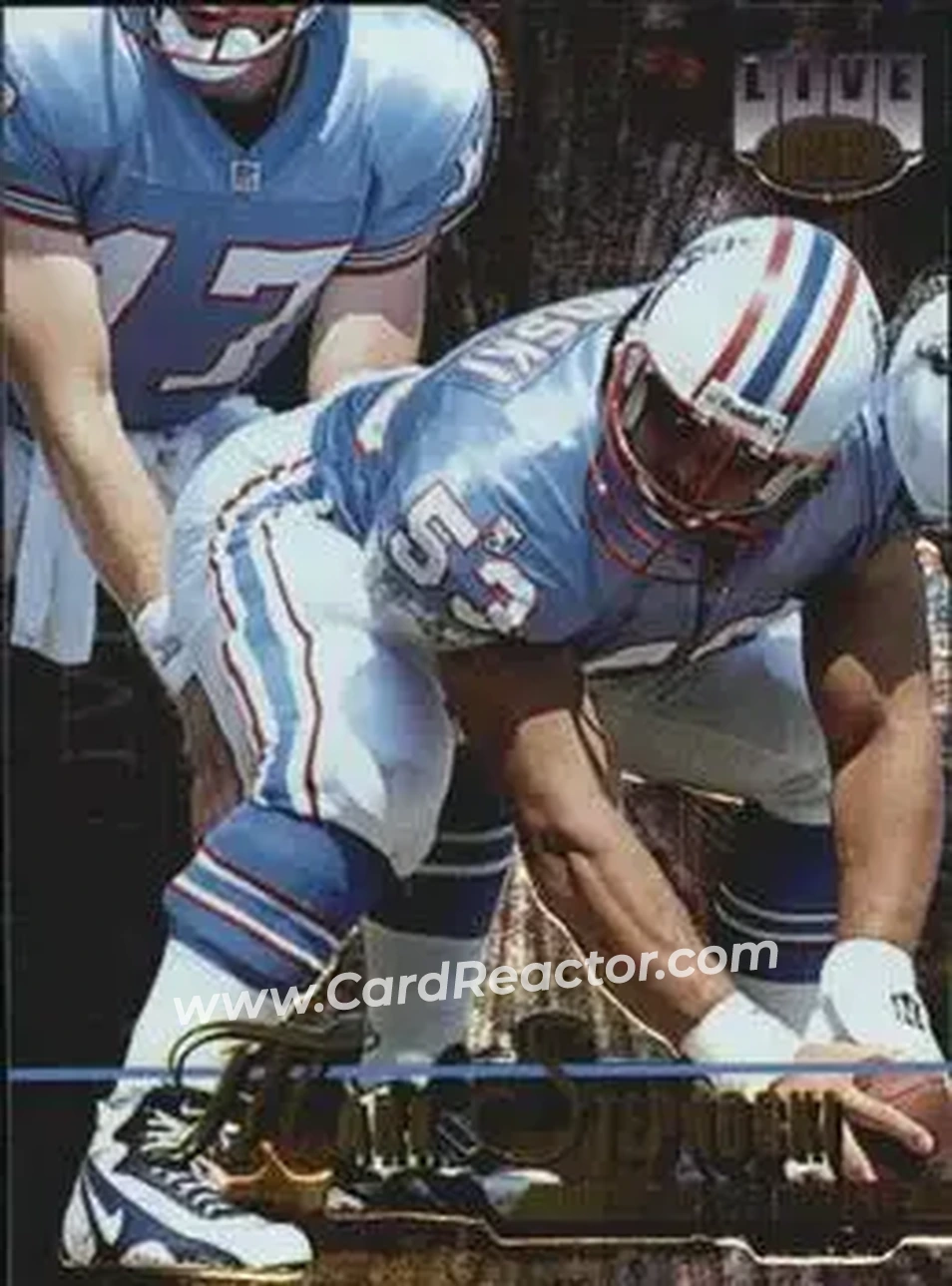 1995 Classic Images Limited Live #66 - Mark Stepnoski - Houston Oilers