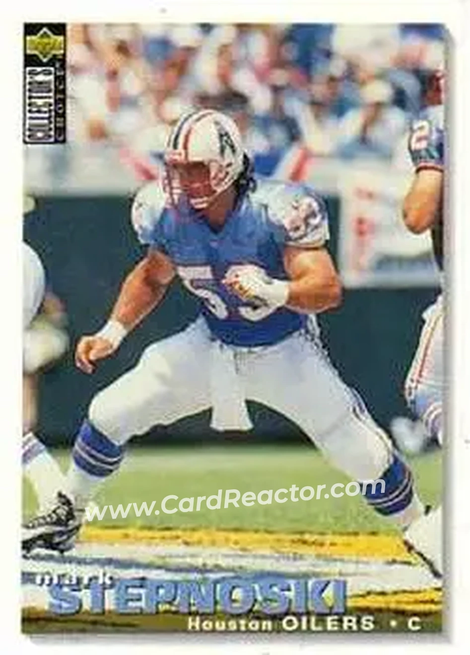 1995 Collector's Choice Update #U161 - Mark Stepnoski - Houston Oilers