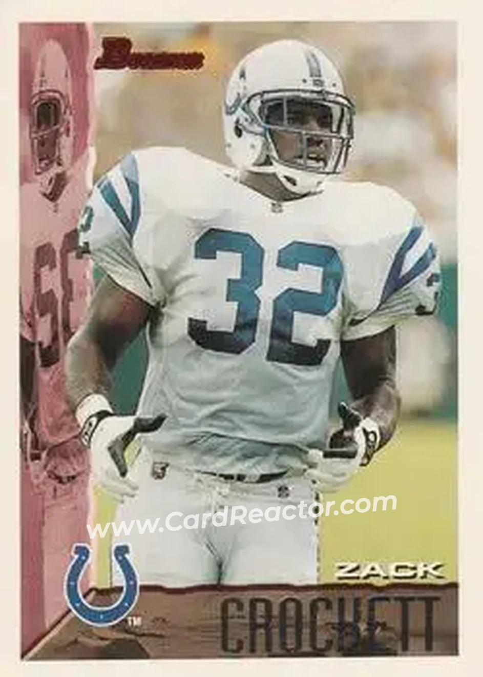 1995 Bowman #197 - Zack Crockett - Indianapolis Colts