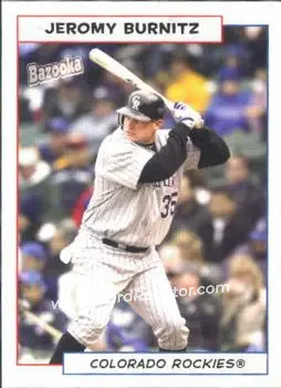 2005 Bazooka #5 - Jeromy Burnitz - Colorado Rockies