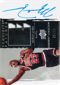 2009-10 Upper Deck Exquisite Collection #P-MJ Exquisite Patches Michael Jordan