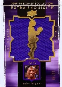 2009-10 Upper Deck Exquisite Collection - Extra Exquisite Jerseys Gold #X-KB - Kobe Bryant - Los Angeles Lakers