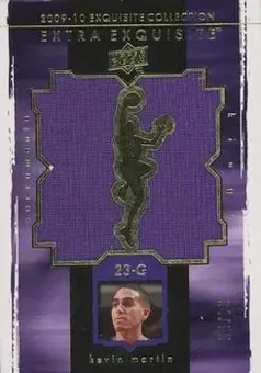2009-10 Upper Deck Exquisite Collection - Extra Exquisite Jerseys #X-KE - Kevin Martin - Sacramento Kings