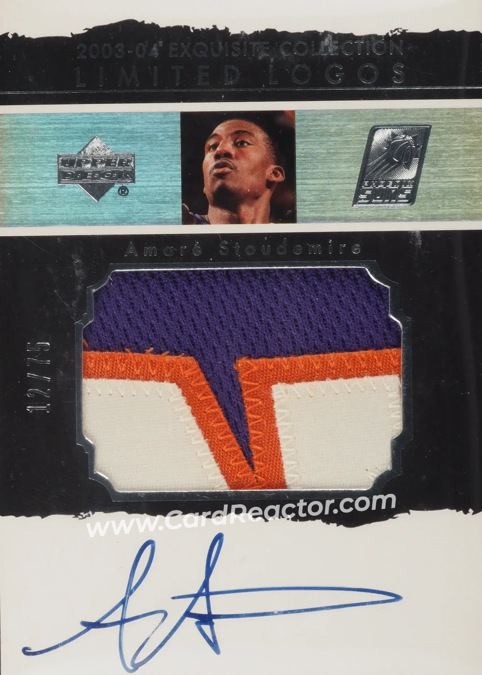 2009-10 Upper Deck Exquisite Collection - Limited Logos #L-AS - Amar'e Stoudemire - Phoenix Suns