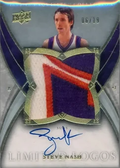 2009-10 Upper Deck Exquisite Collection - Limited Logos #L-SN - Steve Nash - Phoenix Suns