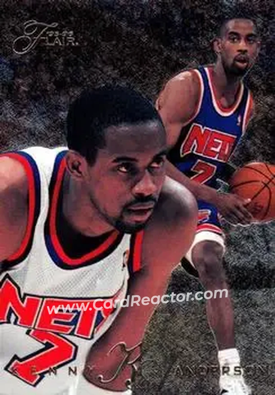 1995-96 Flair #82 - Kenny Anderson - New Jersey Nets - Front